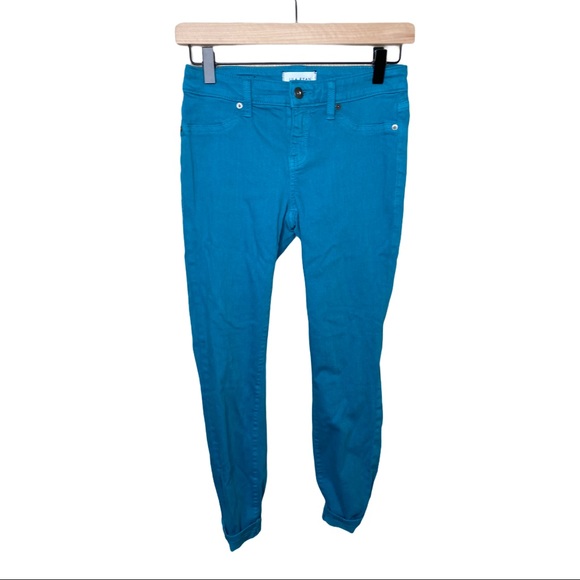 LILA RYAN DORIANNA MID-RISE CROPPED SKINNY W/ CUFF, STITCH FIX BRAND, SIZE 25 - Picture 3 of 10
